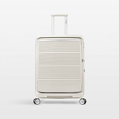 Samsonite Paralux Medium Checked Spinner in Stone Grey