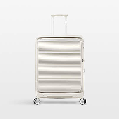 Samsonite Paralux Medium Checked Spinner in Stone Grey