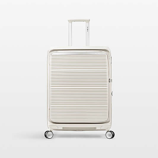 Samsonite Paralux Medium Checked Spinner in Stone Grey