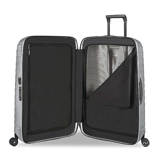 Samsonite Proxis Large Checked Spinner in Silver