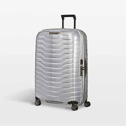 Samsonite Proxis Large Checked Spinner in Silver