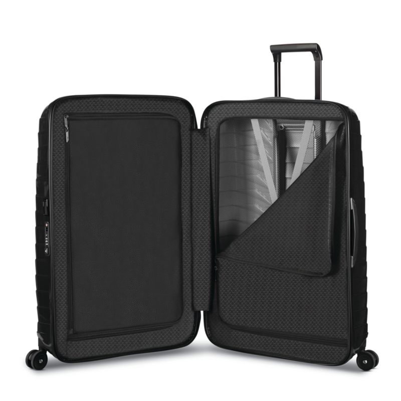 Samsonite Proxis Medium Checked Spinner in Black - image 2 of 4