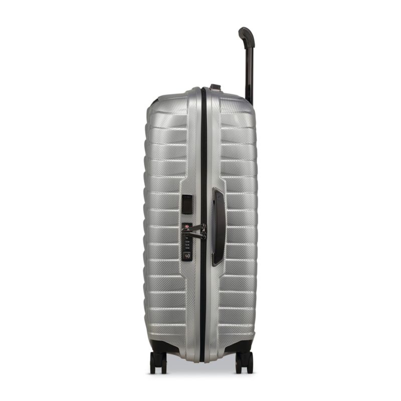Samsonite Proxis Medium Checked Spinner in Silver - image 3 of 4