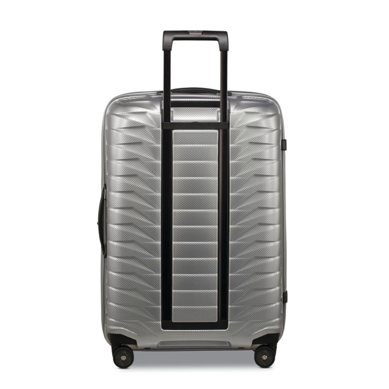 Samsonite Proxis Medium Checked Spinner in Silver - image 2 of 4