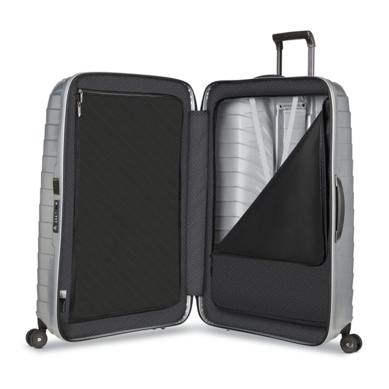 Samsonite Proxis Extra Large Checked Spinner in Silver - image 1 of 4