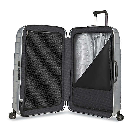Samsonite Proxis Extra Large Checked Spinner in Silver