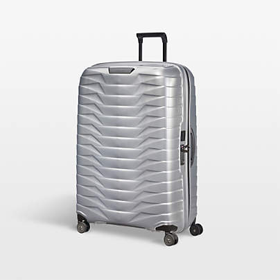 Samsonite Proxis Extra Large Checked Spinner in Silver