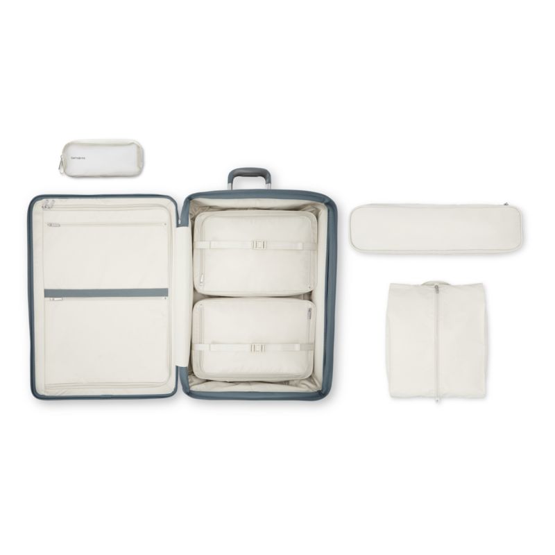 Samsonite Silhouette 18 Large Checked in Steel Blue - image 3 of 8