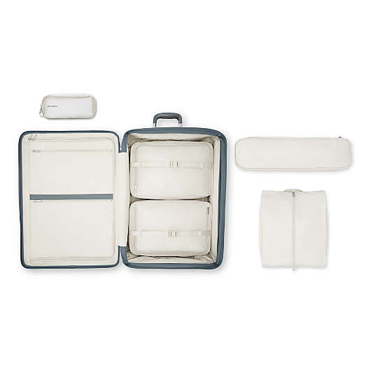 Samsonite Silhouette 18 Large Checked in Steel Blue