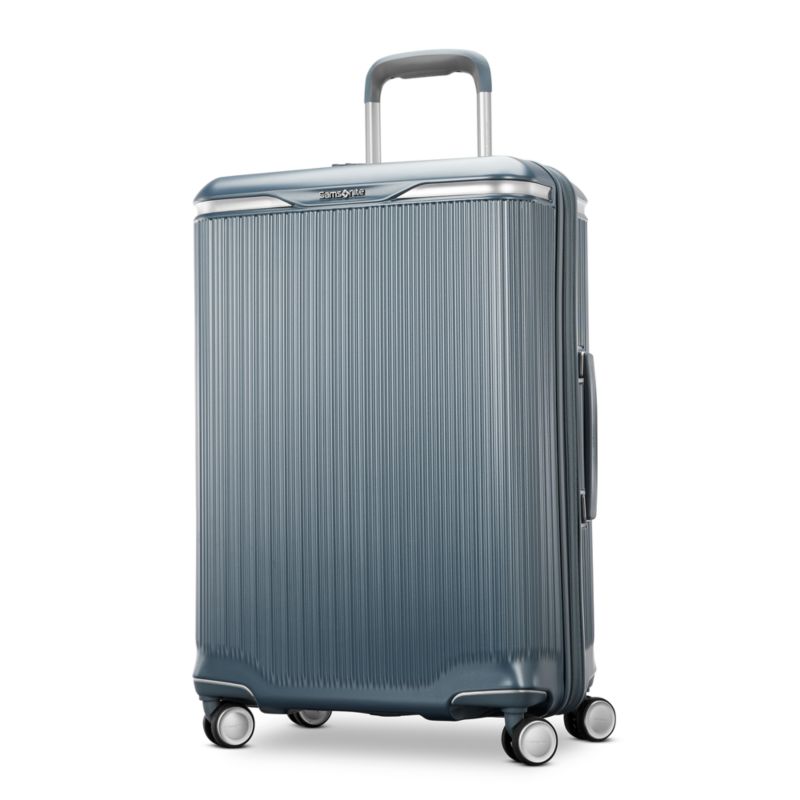 Samsonite Silhouette 18 Medium Checked in Steel Blue - image 1 of 8