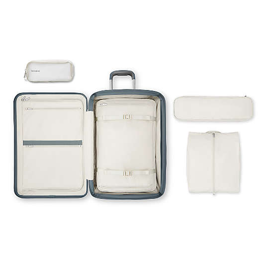 Samsonite Silhouette 18 Medium Checked in Steel Blue