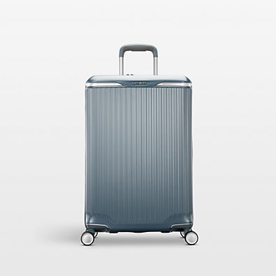 View Samsonite Silhouette 18 Medium Checked in Steel Blue details