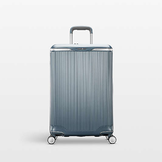 Samsonite Silhouette 18 Medium Checked in Steel Blue