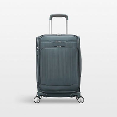 View Samsonite Silhouette 18 Softside Carry-On in Slate Blue details