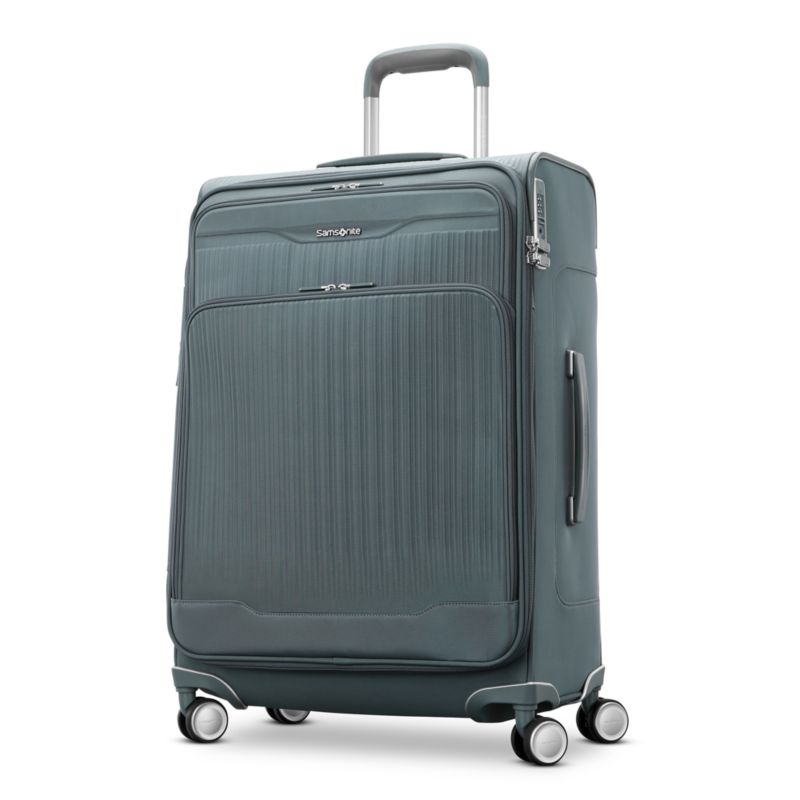 Samsonite Silhouette 18 Softside Medium Checked in Slate Blue - image 1 of 10