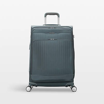 Samsonite Silhouette 18 Softside Medium Checked in Slate Blue