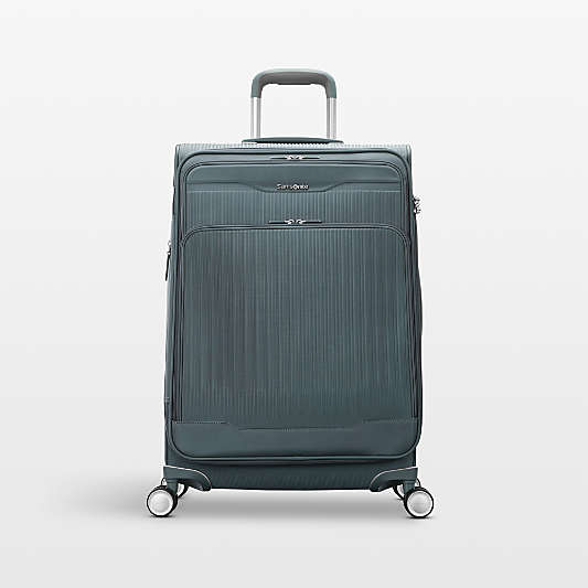 Samsonite Silhouette 18 Softside Medium Checked in Slate Blue