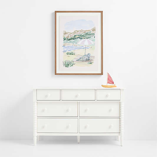 Sunny Seals by Jimmy Thompson Framed Wall Art Print