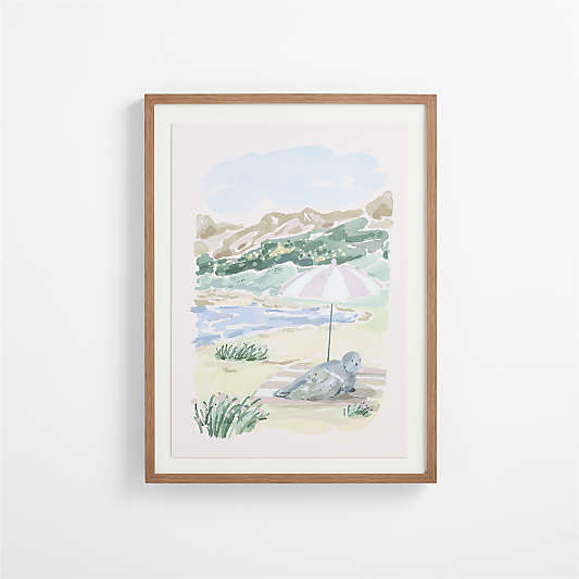 Sunny Seals by Jimmy Thompson Framed Wall Art Print