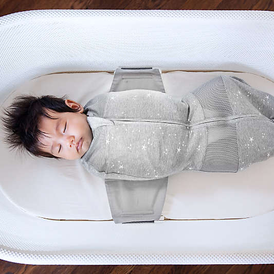 Happiest Baby SNOO Medium Grey with Stars Organic Cotton Baby Sleep Sack