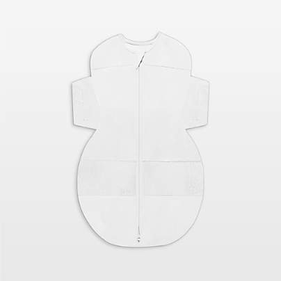 Happiest Baby SNOO Medium White Organic Cotton Baby Sleep Sack