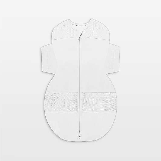 Happiest Baby SNOO Small White Organic Cotton Baby Sleep Sack