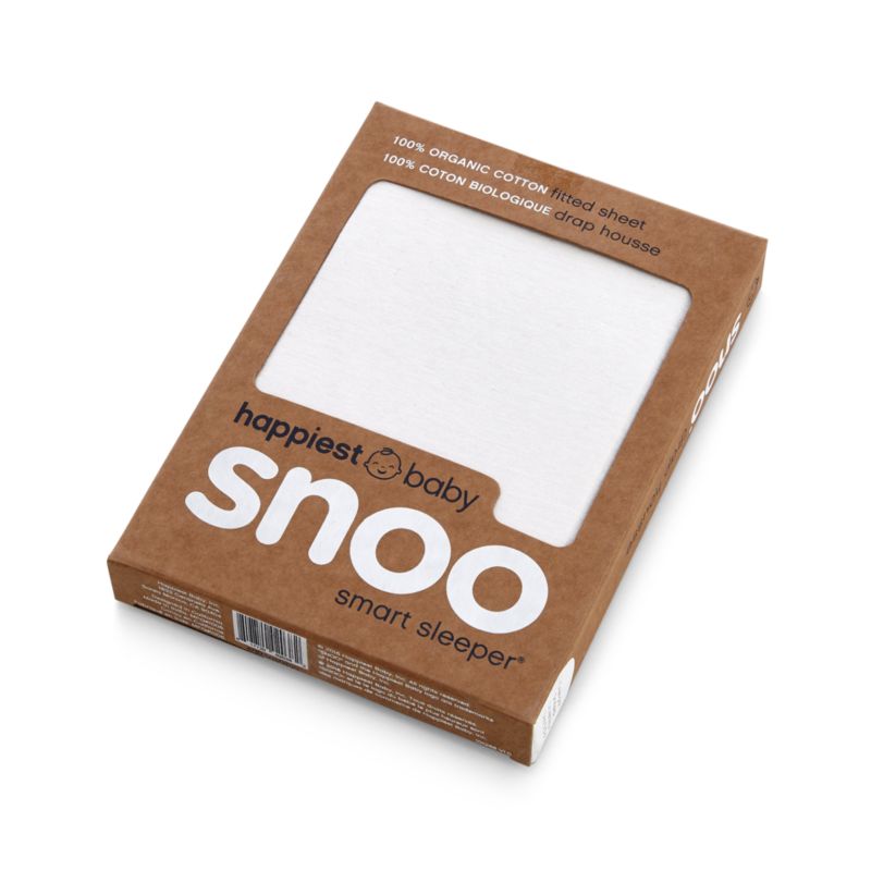 SNOO Smart Sleeper Bassinet Organic Cotton Baby Fitted Sheet - image 2 of 3