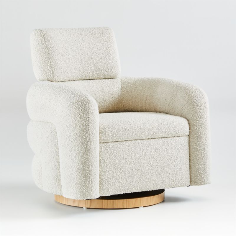 Snoozer Cream Nursery Swivel Glider by Leanne Ford + Reviews | Crate & Kids
