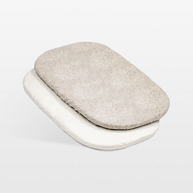 View Stokke ® Snoozi ™ 2-Pack Organic Cotton Bassinet Fitted Sheets details