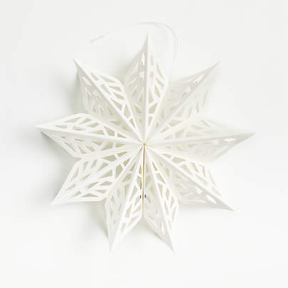 Snow Day Cutout Snowflake Christmas Tree Ornament