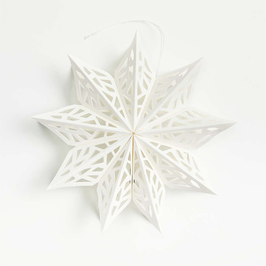 Snow Day Cutout Snowflake Christmas Tree Ornament, Set of 8 (Open Larger View)