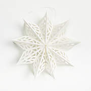 Snow Day Cutout Snowflake Christmas Tree Ornament
