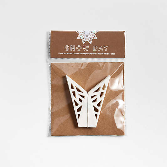 Snow Day Cutout Snowflake Christmas Tree Ornaments, Set of 12