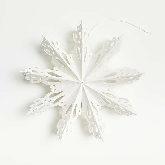 Snow Day Lace Snowflake Christmas Tree Ornament