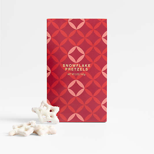 Snowflake Pretzel Single-Serve Tent Box