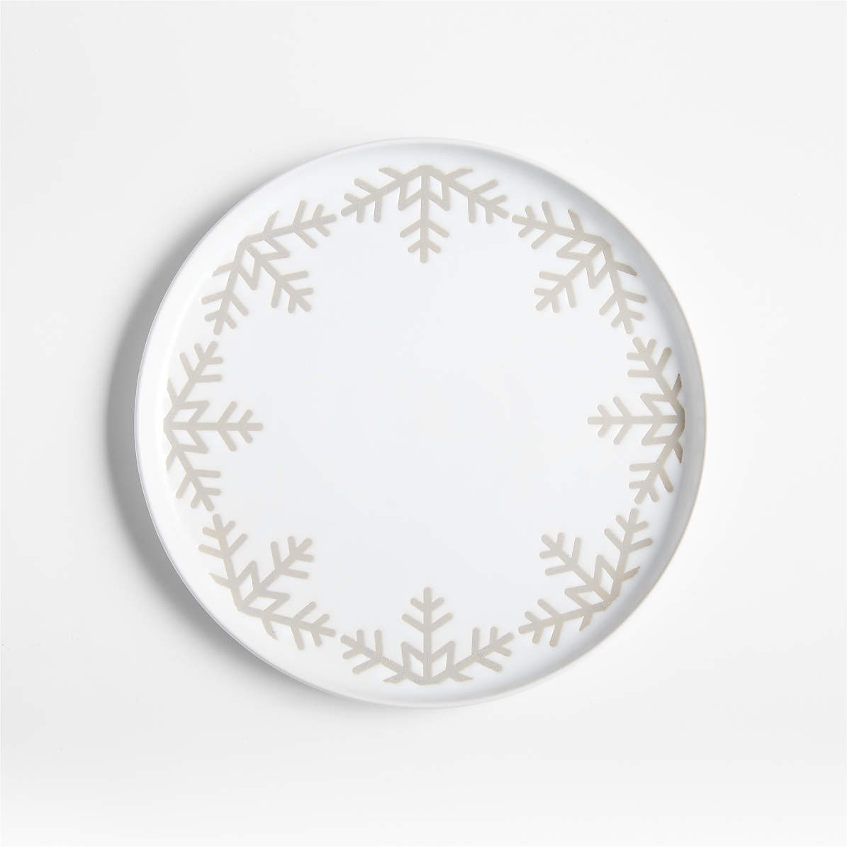 snowflake plates