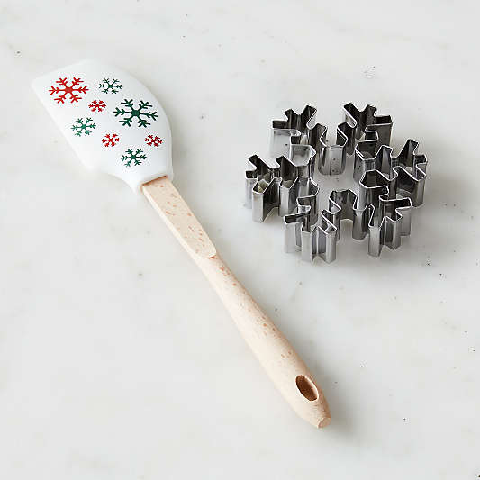 Snowflake Spatula and Cookie Cutter Set