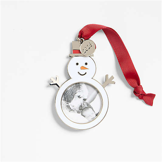 Snowman 2025 Frame Christmas Tree Ornament