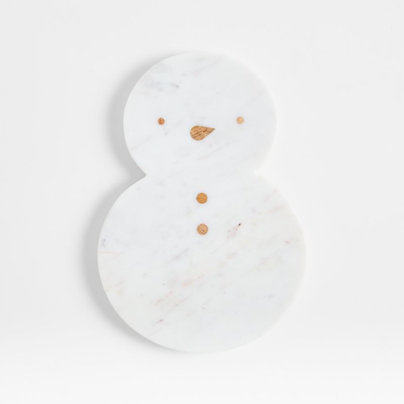 Snowman Marble Trivet - image 0 of 3