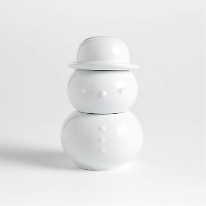 Snowman Stacking Pinch Bowls