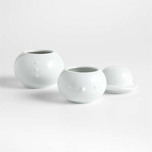 Snowman Stacking Pinch Bowls