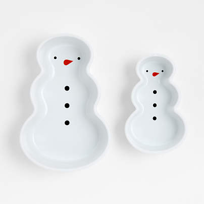 Snowmen Ramekins, Set of 2