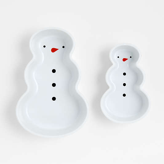 Snowmen Ramekins, Set of 2