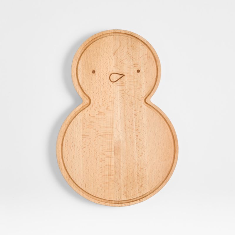 Snowman Wood Cutting Board