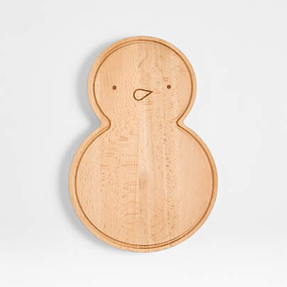 Snowman Wood Cutting Board