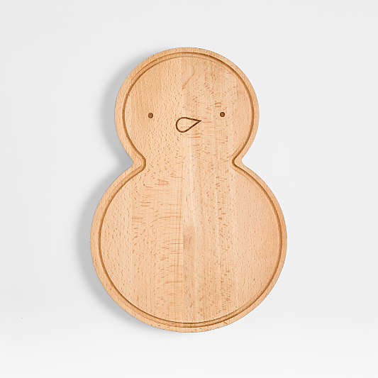 Snowman Wood Cutting Board