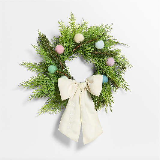 Snowy Day Kids Christmas Wee Wreath