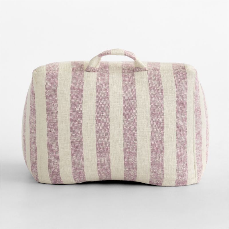 Sunset Purple Striped Organic Cotton Kids Lounge Chair - image 2 of 8