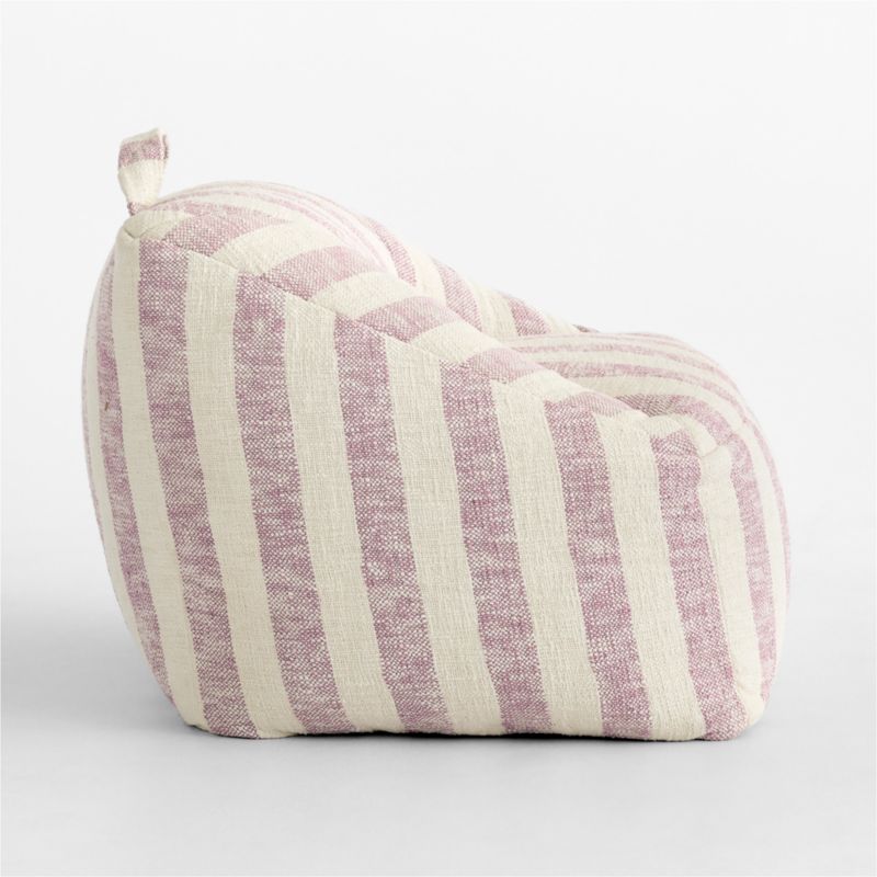 Sunset Purple Striped Organic Cotton Kids Lounge Chair - image 1 of 8
