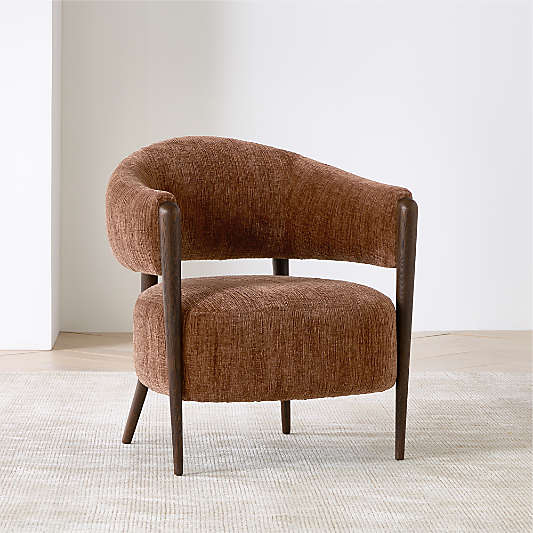 Santi Wood Accent Chair